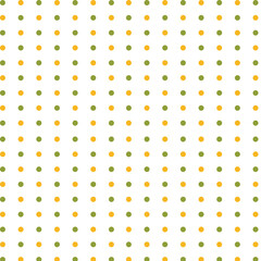 seamless pattern with dots yellow and green