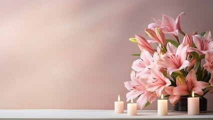 Pastel Perfumery: Aromatherapy Bliss pink lilies with Soft Colors