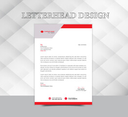 A contemporary, vector template for business letterhead for your project.