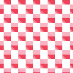 Trendy diagonal vichy pattern - checkered seamless