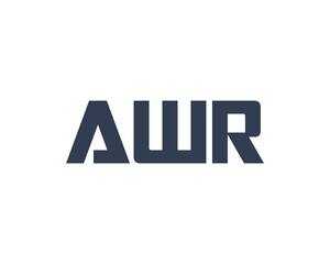 AWR Logo design vector template