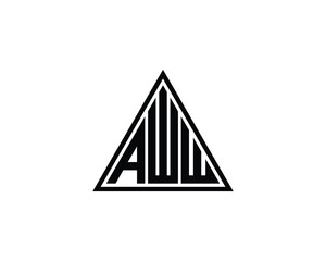 AWW Logo design vector template