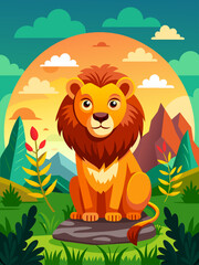 A breathtaking landscape with rolling hills, lush greenery, and a clear blue sky.