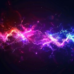 Obraz premium cosmic energy explosion bright.