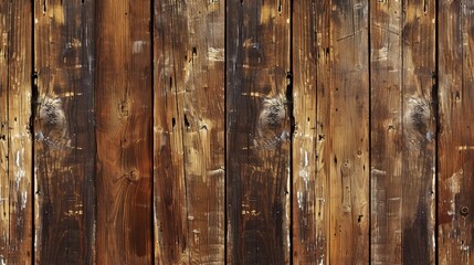 Naklejka premium An image showcasing weathered wooden planks with peeling white paint, suggesting a sense of history and wear