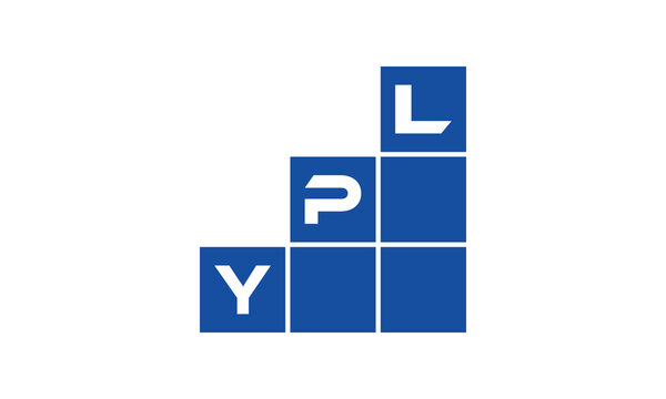 YPL initial letter financial logo design vector template. economics, growth, meter, range, profit, loan, graph, finance, benefits, economic, increase, arrow up, grade, grew up, topper, company, scale