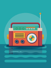 Gentle ripples dance across the crystal-clear water, creating an ethereal and serene atmosphere.