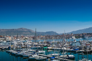 Fototapeta na wymiar Hafen Split