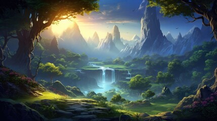 Fantasy Landscape Game Art