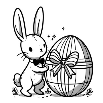 recommend clip art: Holding a Giant Chocolate Egg