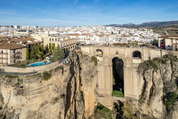 New Bridge of Ronda, Spain.	 - obrazy, fototapety, plakaty