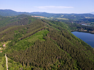 Topolnitsa Reservoir at Sredna Gora Mountain, Bulgaria