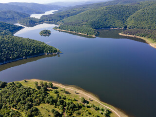 Topolnitsa Reservoir at Sredna Gora Mountain, Bulgaria