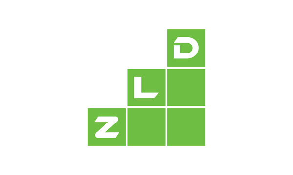 ZLD initial letter financial logo design vector template. economics, growth, meter, range, profit, loan, graph, finance, benefits, economic, increase, arrow up, grade, grew up, topper, company, scale