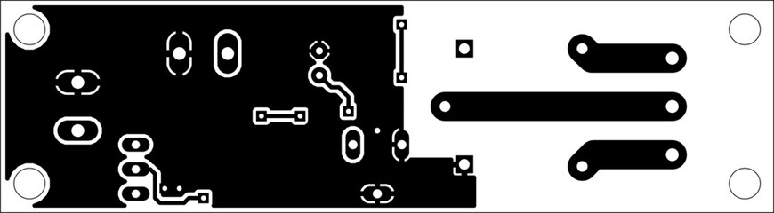 Tracing the conductors of the printed circuit board
of an electronic device. Vector engineering 
drawing of a pcb. Electric background.