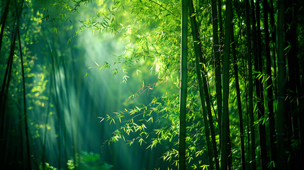 Bamboo forest background, bamboo wallpaper, forest background, nature background - obrazy, fototapety, plakaty