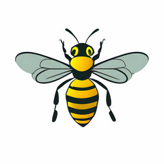Vector Illustration of Honey Bee Logo