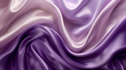 Obraz premium Elegant pastel silk fabric texture with smooth waves for fashion and luxury branding