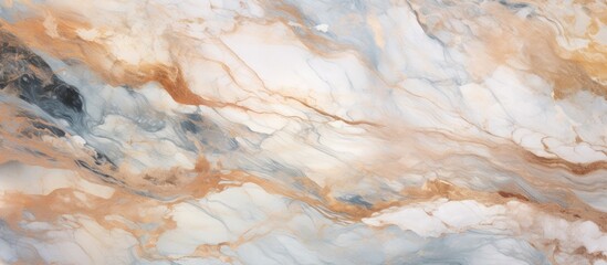 A close up of a beige marble texture resembling a painting, with intricate patterns resembling wood...