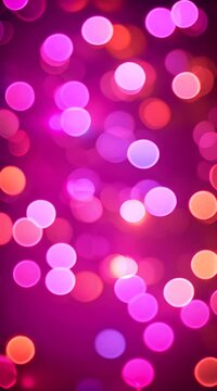Pink bokeh abstract background