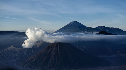 snow covered mountains