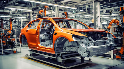 Production line of automobile plant