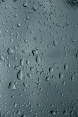 rain water drops on glass