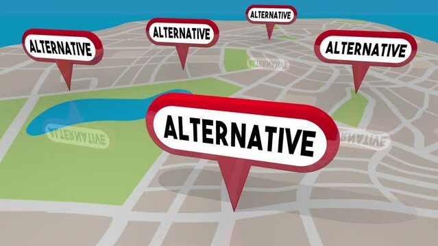 Alternative Locations Home House Property Options Choices 3d Animation