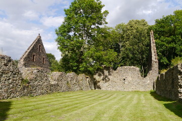 Ruinen im Klosterpark Kloster Altzella in Nossen