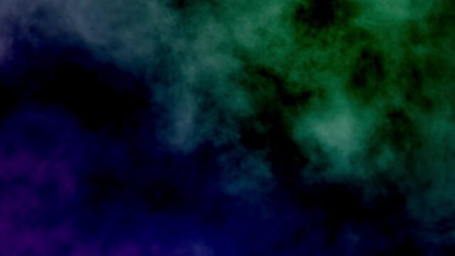magic psychedelic colourful smoke, abstract mystical fog, seamless looping background texture or VJ Loop 4k 60fps