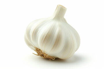Garlic bulbs isolated. Garlic bulbs isolated on white background. Garlic bulb composition, Full depth of field.