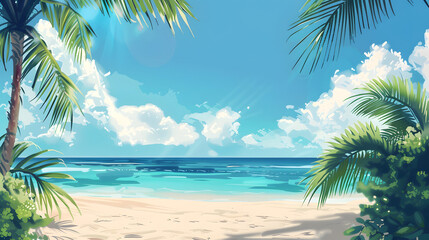 Summer time, Vacation background, travel wallpaper, beach and sand wallpaper, relaxation