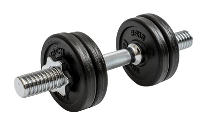 Naklejka premium dumbbell isolated on white background