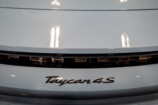 Porsche Taycan 4S at Toronto auto show