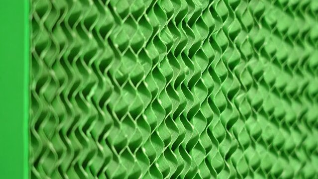 Air cleaner or dust collector filter, deodorizing filter, for indoor air freshness, used for cleaning air pollutant indoor. HVAC system for ventilation and air conditioning, air vent grid.