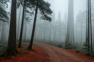 morning in the forest