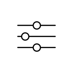 Filter icon, simple flat trendy style illustration on white background..eps