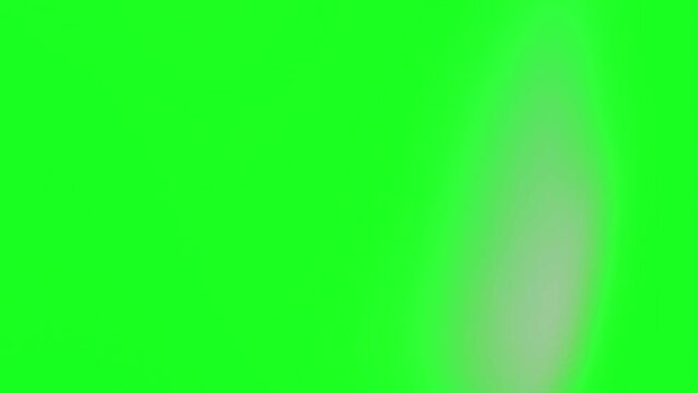 Moving & dancing colored lights on green screen Alpha chroma key. Crystal & hexagonal light in blue, Yellow, red, orange, colors. High Quality. 4K resolution, dark cinema scene.