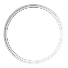 round white empty isolated frame

