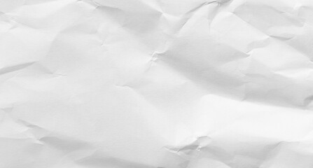 Fototapeta premium Paper White Crumpled Background Old Vintage Letter Grey Wrinkle Sheet Dirty Crease Page Design Letter Torn Parchment Craft Grunge Kraft Pattern Rough Canvas Brown Page Aged Texture Mockup Cardboard.