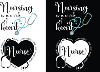 Nurse Inspirational Nursing is a work of Heart