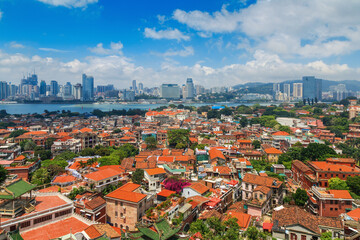 Expansive Urban Skyline and Architecture Panorama