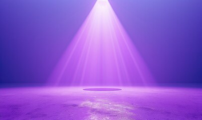 Purple stage background with flood lights.