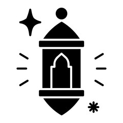 ramadhan lamp icon