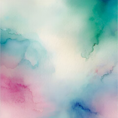 green and pink watercolor background