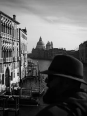 Papier Peint photo Pont des Soupirs Views from the bridge of Academy in Venice, Italy