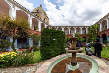 The Basilica of Saint Francis, La Paz, Bolivia - obrazy, fototapety, plakaty