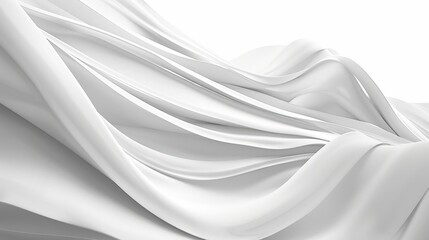 Abstract White , Gray Background with Clean Smooth Soft Wave