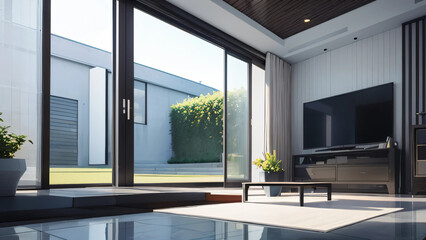 modern office building interior