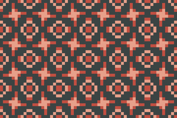 Fototapeta premium Seamless traditional woven pattern called Anyaman 